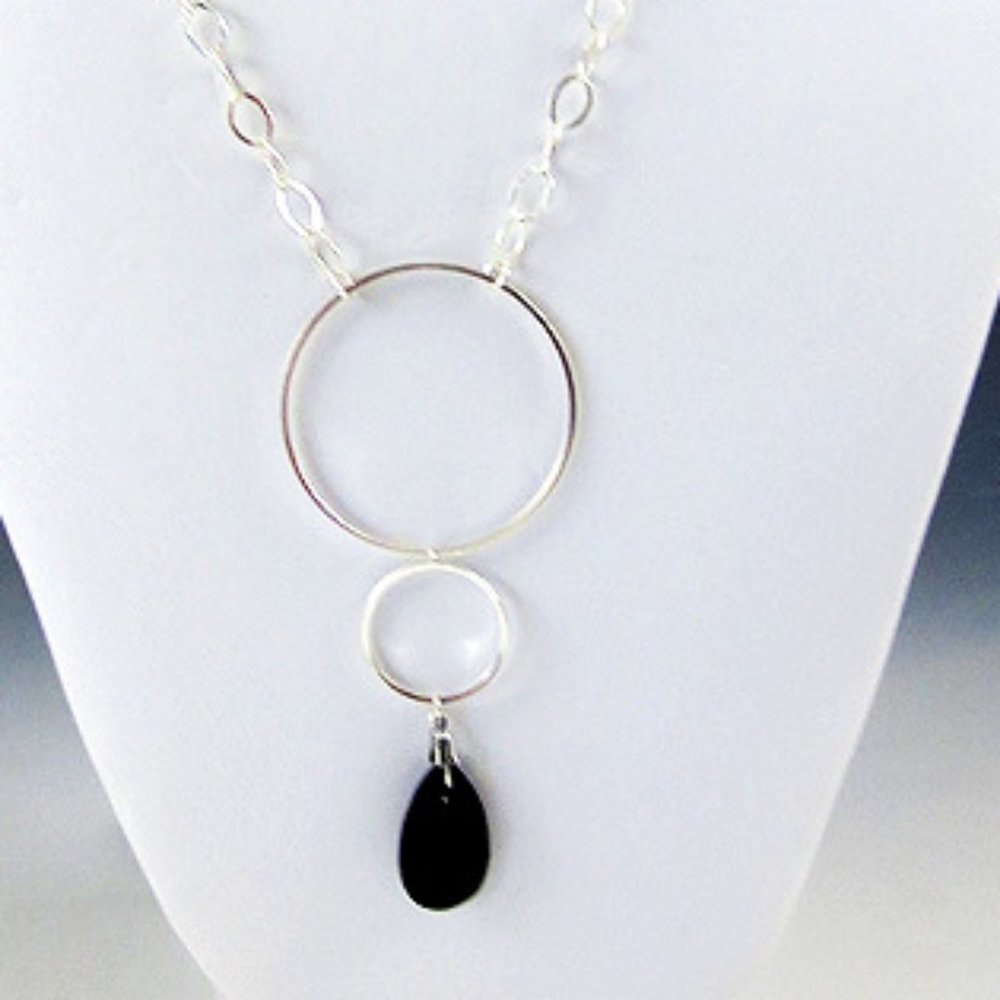 Crystal and Sterling Silver Necklace